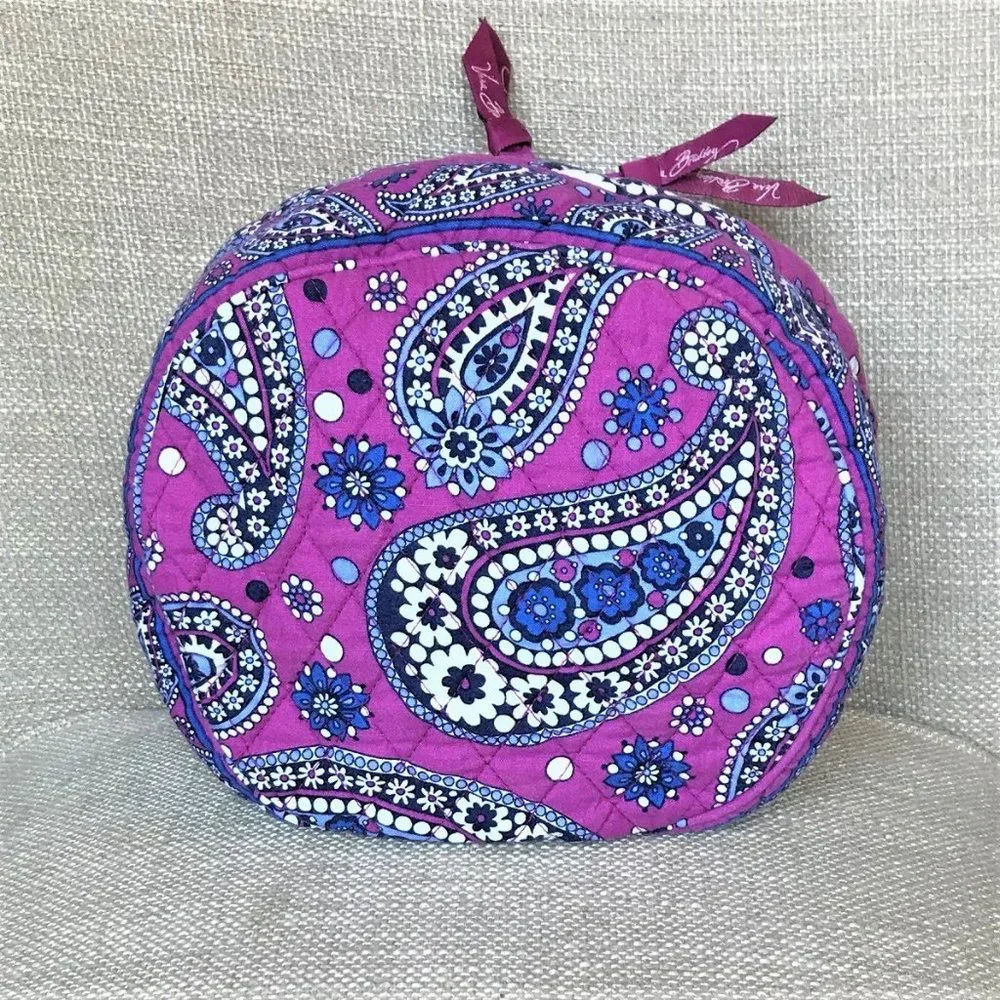 Vera Bradley Boysenberry Travel Cosmetic / Makeup Case